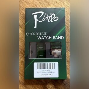 Green Quick Release Watch Band 22mm